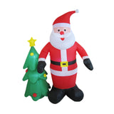 6 ft Christmas Inflatable Santa Holiday Gift Weatherproof Outdoor Decoration