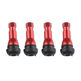 Maxbell 2x4 Pieces TR413 46mm Wheel Rim Tire Valve Stem Car Truck Vehicle Red