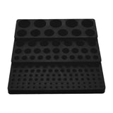 Maxbell Milling Cutter Storage Box Holder Sturdy Accessory Professional Storage Tray black