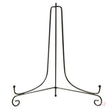 Maxbell 2Pcs Iron Display Easel China Bowl Plate Display Rack Holder Black 4inch