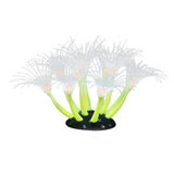 Maxbell Artificial Aquarium Coral Plants Scenery Underwater Ornament Fish Tank Decor Yellow