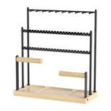 Maxbell Jewelry Stand Dorm Pendants Necklace Women Store Decoration with Wooden Tray