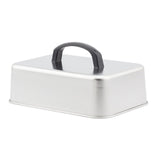 Maxbell Grill Lid Rectangular Steaming Cover Lid for Flat Top Griddle Teppanyaki BBQ 23x17x5cm