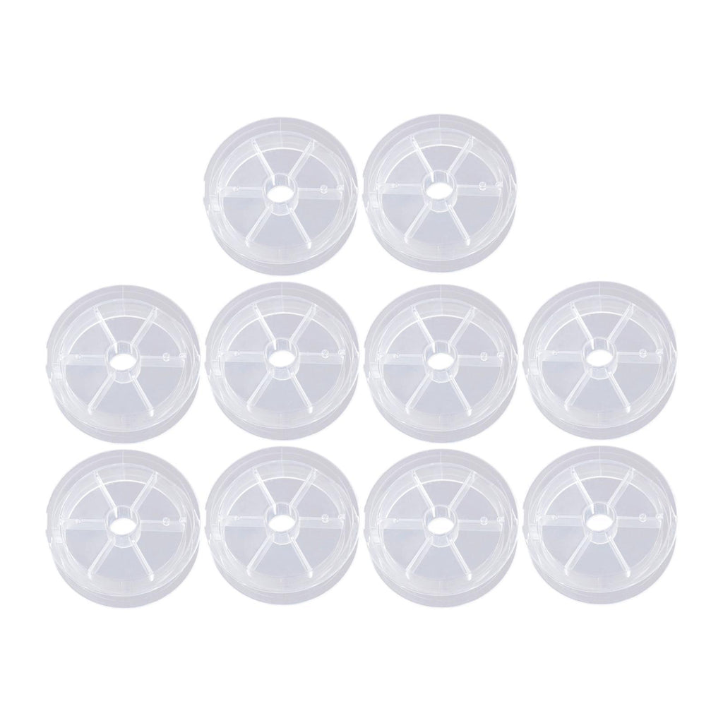 Maxbell 10Pcs Empty Wire Spools for Organizing Fishing Lines Fly Fishing Sea Fishing L