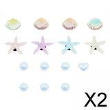 Maxbell 2xBeach Tote Charms Fashionable Beautiful for Summer Embellishments Bag Charms