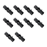 Maxbell 10 Pieces Tube Connector Sturdy for Simplified Sheds Greenhouses Shelf Frame 3 Way Style B