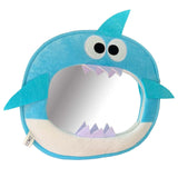 Car Baby Backseat Mirror Cartoon Shark Stable Clear View Car Rearview Mirror