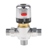 Maxbell 4x Brass 3-way Thermostatic Mixing Valve Solar Water Heater Mixer Valve DN15
