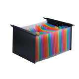Maxbell Expanding Hanging File Folder 25 Pocket Document Folder for Papers Envelopes Colorful