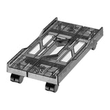 Maxbell Desktop CPU Rolling Stand Hollow Design Computer Case Stand for School Room Gray