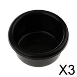 Maxbell 3xCar Marine Boat RV Camper Caravan Plastic Cup Drink Can Holder 100mm Black