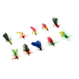 Maxbell 10pcs/box Butterfly Fly Fishing Flies Hand-tied Nymph Flies Dry Flies with Treble Hook - Aladdin Shoppers