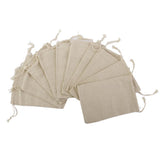 Maxbell 8x10x BUrlap Jute Drawstring Pouch Gift Bags Wedding Xmas Sack 8x10cm