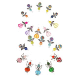 Maxbell 20 Pieces Mixed Angel Charms Pearl Acrylic Polymer Pendants Jewelry Findings