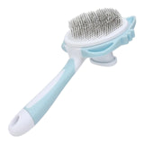 Maxbell Dog Cat Brush Lightweight Pet Comb Brush for Indoor Cats Deshedding Grooming Blue