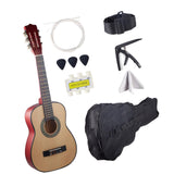 Maxbell 30" Wood Classical Guitar Compact with Gig Bag for Beginner Adults Boys Girls Wood