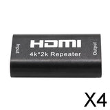 Maxbell 4x1080P 3D HDMI 4K*2K Repeater Extender Over Signal HDTV Booster Adapter