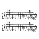 Maxbell 2 Pieces Wall Mounted Storage Basket Shelves Holder Bathroom Home Decoration