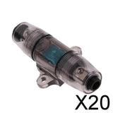Maxbell 20xCar Audio 30A -100A Mini Blade Fuse Holder Block 4/6/8/10 Gauge Fuse Holder