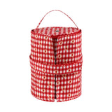 Maxbell Crochet Organizer Bag Fashion Crochet Bag for Crochet Hooks Knitter Home Use Red White