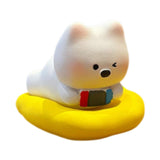 Maxbell Dog Sculpture Cute West Highland White Terrier for Office Thanksgiving Shelf 3.6cmx3.5cm