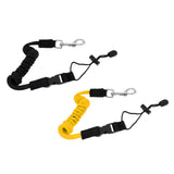 Maxbell 2 Pieces Safety Kayak Boat Paddle Leash Fishing Rod Pole Coiled Lanyard Cord