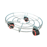 Maxbell Plant Dolly with Casters Plant Dolly for Garden Patio Planter Indoor Outdoor Silver