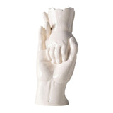 Maxbell Ceramic Vase for Flowers Art Desktop Vase for Housewarming Table Living Room White