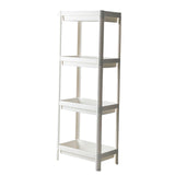 Maxbell Kitchen Storage Rack Fruit and Vegetable Shelf for Living Room Office Pantry White 4 Tier