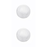 Maxbell 20 Pieces 4cm 6cm White Modelling Craft Styrofoam Polystyrene Foam Balls