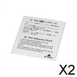 Maxbell 2xInflatable Pool Repair Patches Tent Repair Patch Waterproof for Rubber Metal