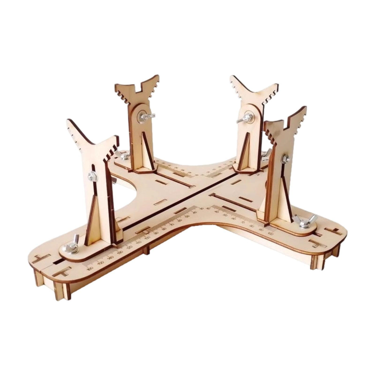 Maxbell Model Airplane Display Making Painting Tool Wood for Model Hobby Building 32cmx30cmx12cm