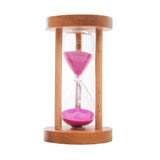 Maxbell 2pcs 10 & 15 Minutes Wooden Sandglass Hourglass Timer Clock Timing Exercise