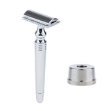 Men's Double Edge Safety Shaving Razor Alloy Classic Manual Shaver Base Set
