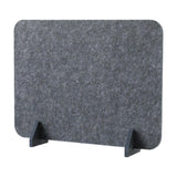 Maxbell Acoustic Desk Divider Desk Partition Freestanding Desk Divider for Classroom grey