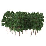 Maxbell 45x Mini Green Trees Model Train Railway Layout Scenery Diorama Architecture