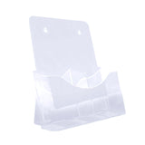 Maxbell Acrylic Brochure Holder Clear Display Stand for Booklets Magazines Pamphlets Single Grid
