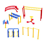 Miniature Outdoor Fitness Equipment Models 1:150 Scale Realistic Decorations