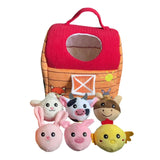 Maxbell Stuffed Farm Animals Gifts Cartoon Sensory Toys for Boys Girls Children Kids Style B