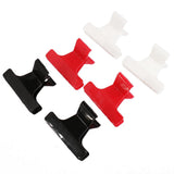 Maxbell Maxbell Pack of 6 Plastic Butterfly Hairdresser Clamp Salon Hair Color Perm Section Clips Grips Hairpins Black Red White
