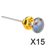 Maxbell 15x14.5cm Motorcycle Oil Tank Dipstick for Temperature Gauge for Scooter ATV