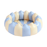 Maxbell Inflatable Kids Pool Party Play Center 75cmx25cm for Yard Girls and Boys Fun Blue and White