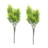Maxbell 2Pcs 30cm Green Artificial Cedar Tree Home Garden Decoration Conifer Tree