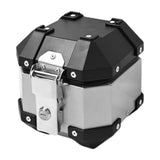 Maxbell Generic Motorcycle Top Case 5L Storage Trunk for Motorcycle Accessories Silver