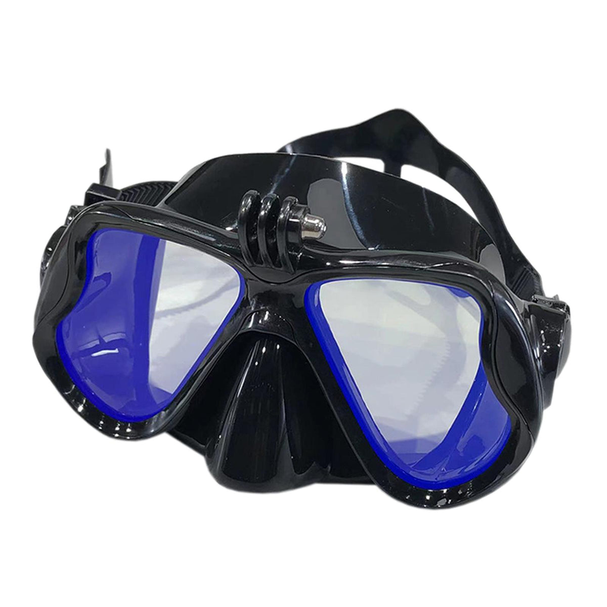 Adult Scuba Diving Mask with Camera Mount Glasses for Underwater Free Diving B