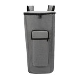 Maxbell Djembe Drum Bag Dustproof Sturdy with Shoulder Strap Protection Carrying Bag 10inch Gray