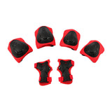 Maxbell Kids Protective Gear Set Kids Skateboard Knee Pads for 2-7 Years Sports Bike Red