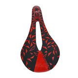 Maxbell Mountain Bike Saddle Cylce Cushion MTB Road Bicycle Seat Red 240x143MM