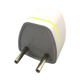 Maxbell Europe Plug Converter AU/UK/US/CN to Europe Compact for Home Household Hotel White