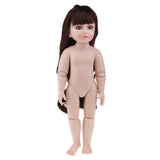 Maxbell Beautiful 45cm DIY Nude Jointed Dolls for SD BJD Girl Doll Ball Jointed Doll